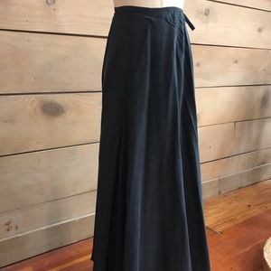 NICOLE FARHI Silk Wrap Skirt